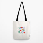 Abstract Florals Tote Bag Gallery Image 2