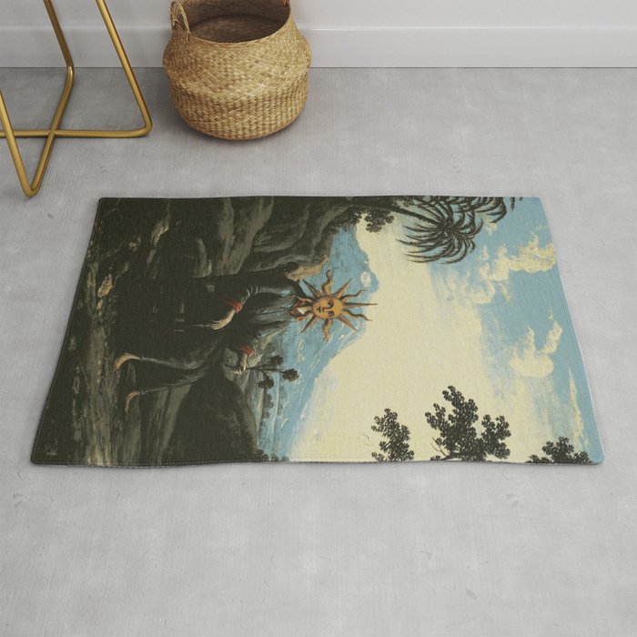 The alchemist who has achieved illumination Rug Gallery Image 1
