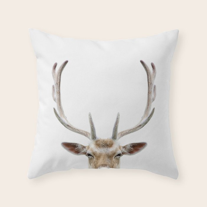 Deer Head Throw Pillow Gallery Image 6