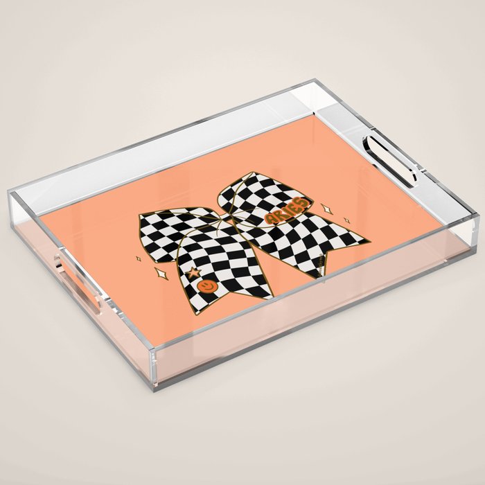 Aries Bow Acrylic Tray Gallery Image 1