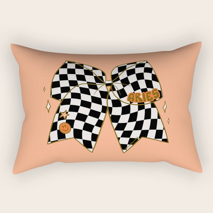 Aries Bow Rectangular Pillow Gallery Image 1
