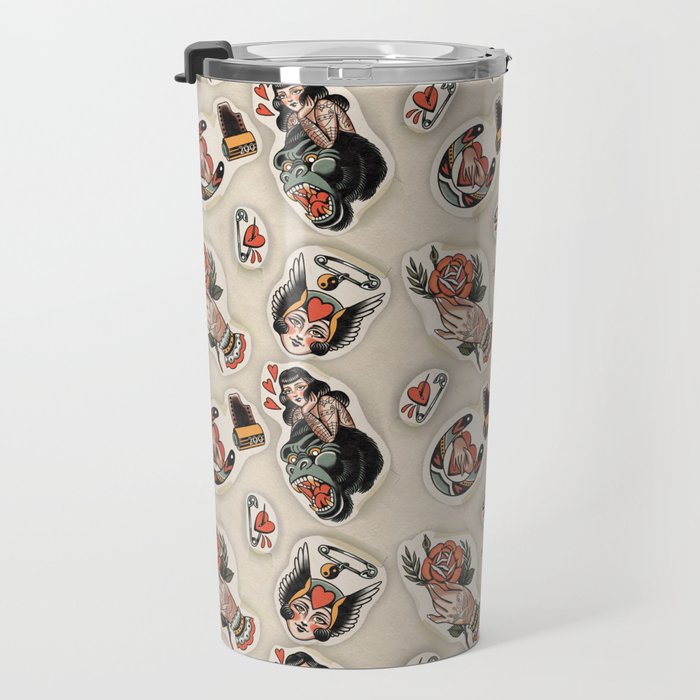 Tattoo flash Travel Mug Gallery Image 3