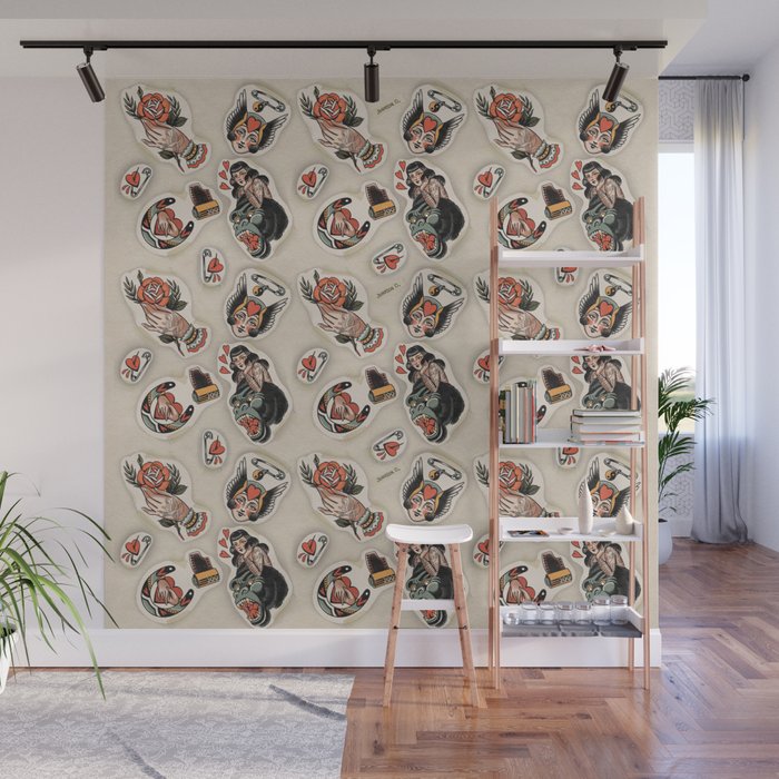 Tattoo flash Wall Mural Gallery Image 1