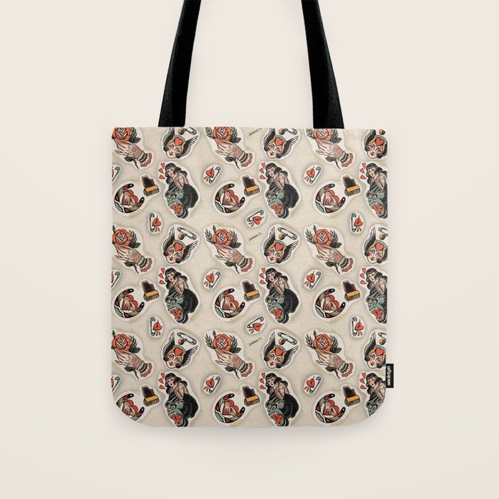 Tattoo flash Tote Bag Gallery Image 1