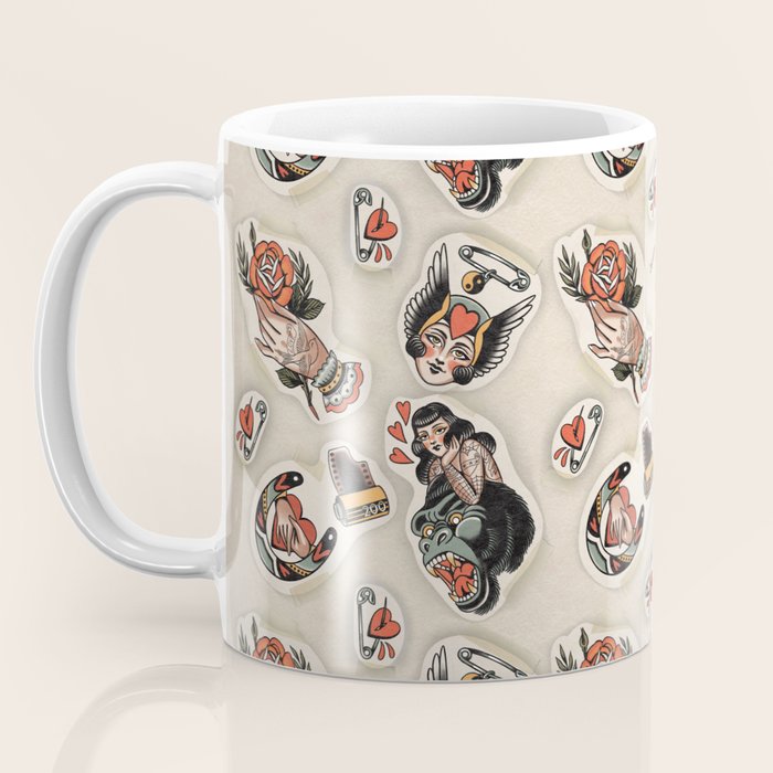 Tattoo flash Coffee Mug Gallery Image 3