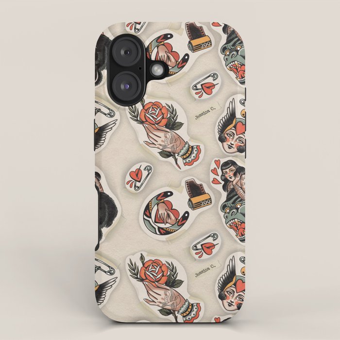 Tattoo flash iPhone Case Gallery Image 1