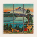 Tsuchiya Koitsu Vintage Japanese Woodblock Print Fall Autumn Mount Fuji Wood Wall Art Gallery Image 1