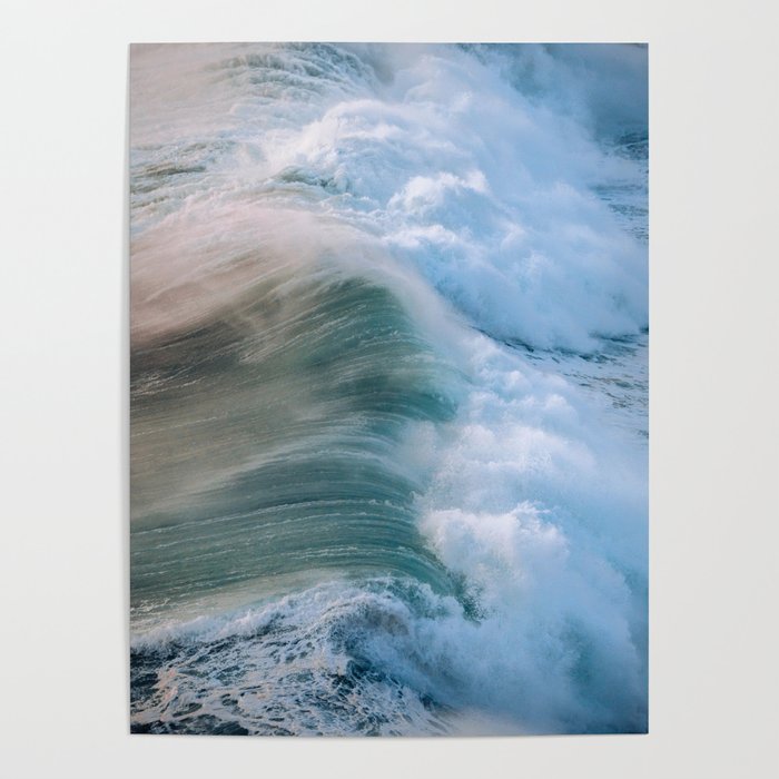 Waves in the Sunset Light Poster Gallery Image 4