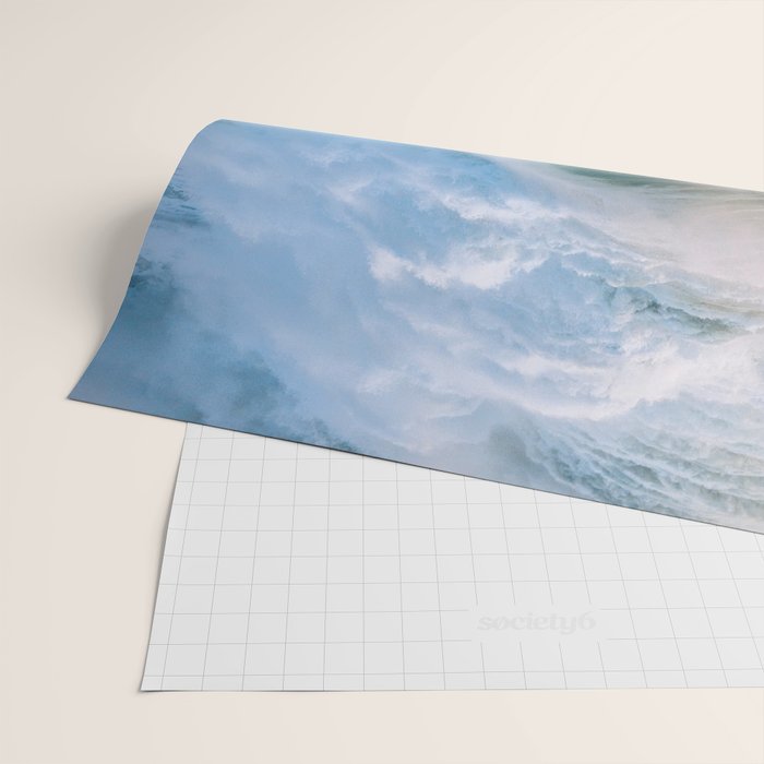 Waves in the Sunset Light Wrapping Paper Gallery Image 2