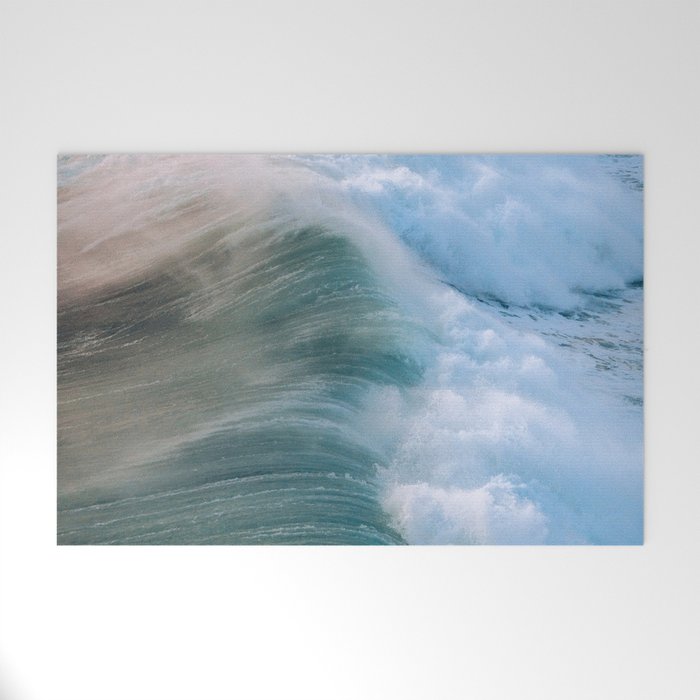 Waves in the Sunset Light Welcome Mat Gallery Image 1