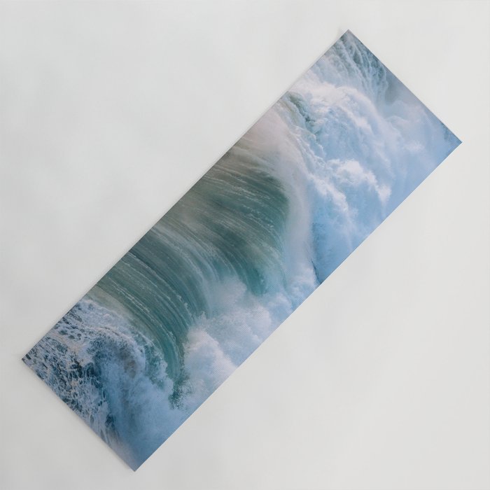 Waves in the Sunset Light Yoga Mat Gallery Image 1