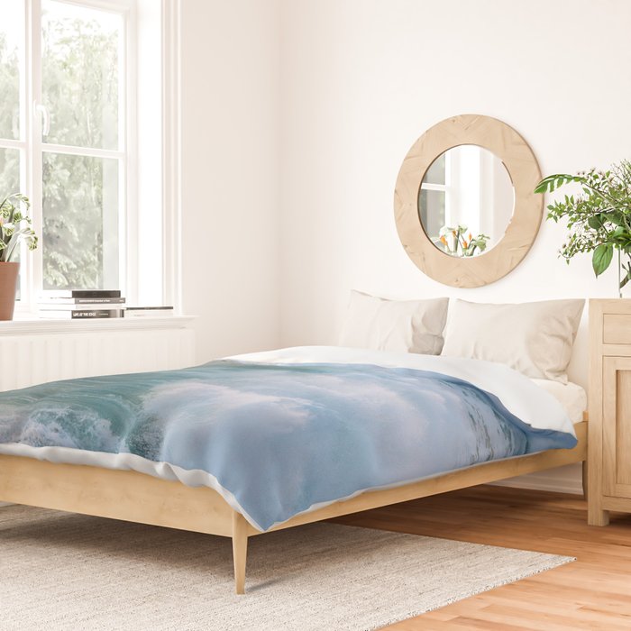 Waves in the Sunset Light Duvet Cover Gallery Image 2