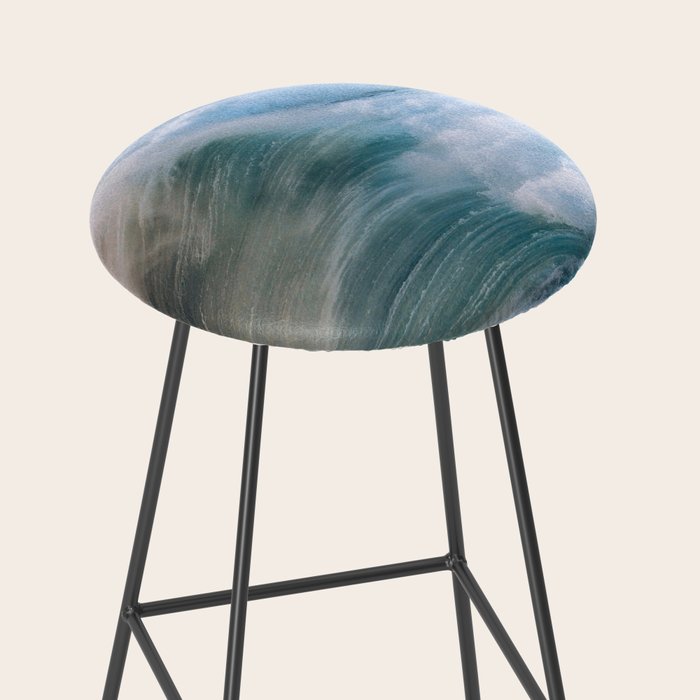 Waves in the Sunset Light Stool Gallery Image 2