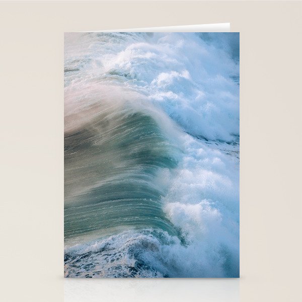 Waves in the Sunset Light Stationery Card Gallery Image 2