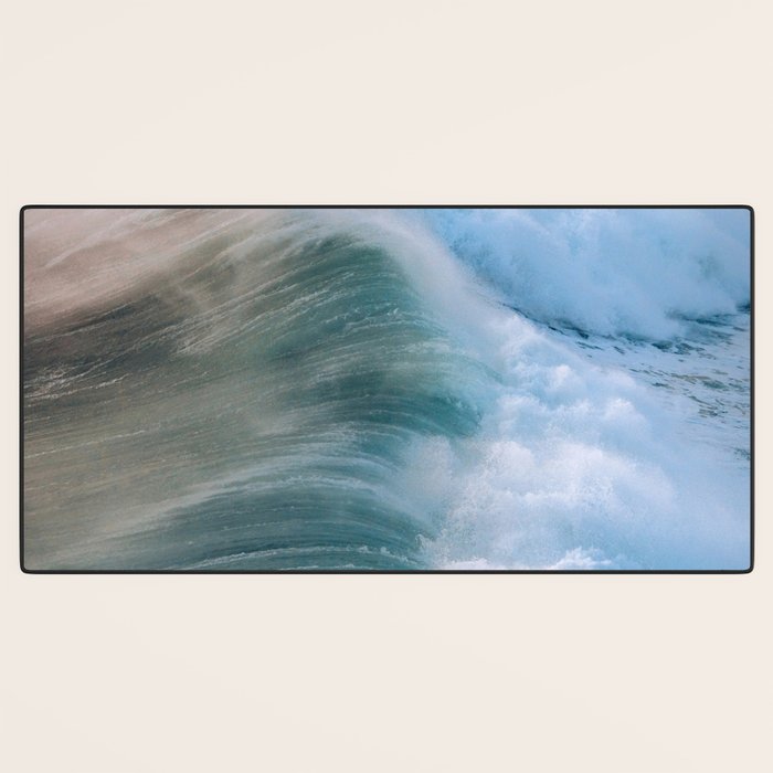 Waves in the Sunset Light Desk Mat Gallery Image 3