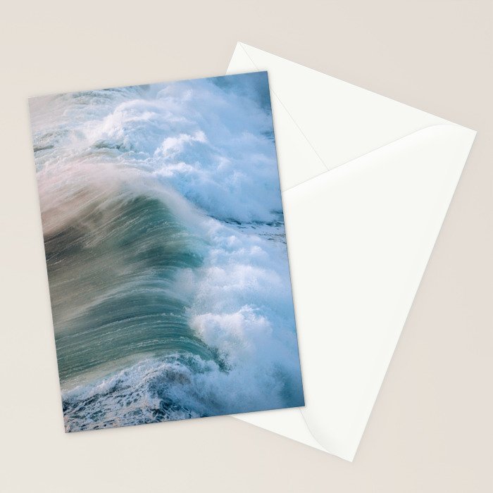 Waves in the Sunset Light Stationery Card Gallery Image 2