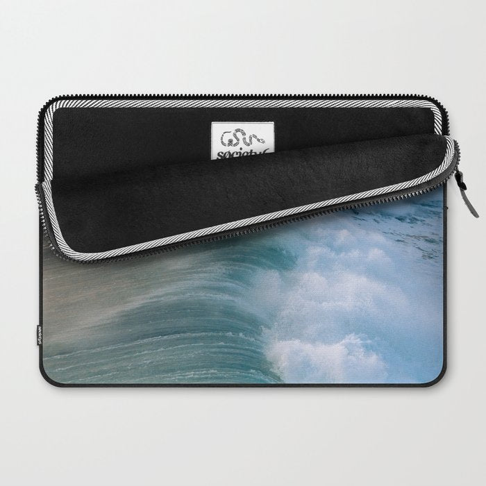 Waves in the Sunset Light Laptop Sleeve Gallery Image 2