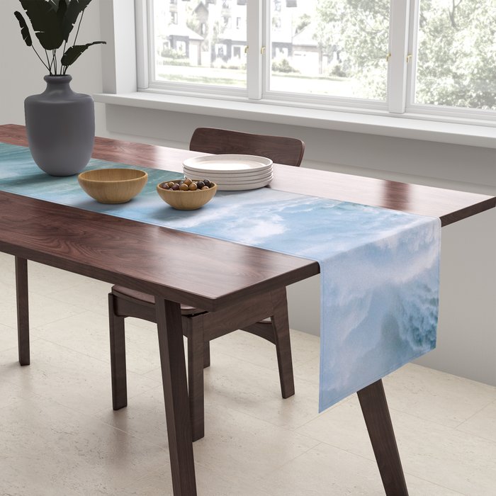Waves in the Sunset Light Table Runner Gallery Image 2