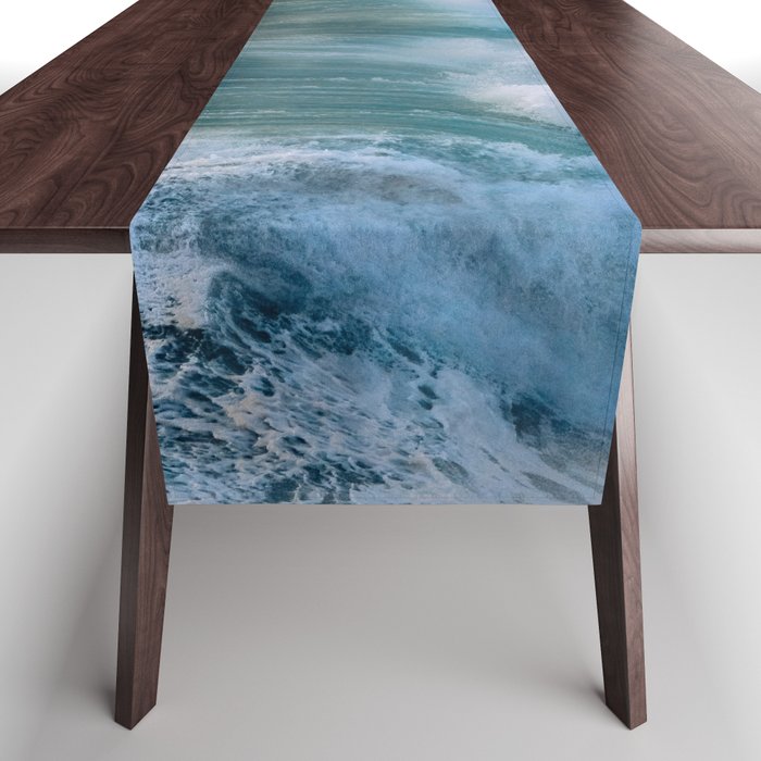 Waves in the Sunset Light Table Runner Gallery Image 1