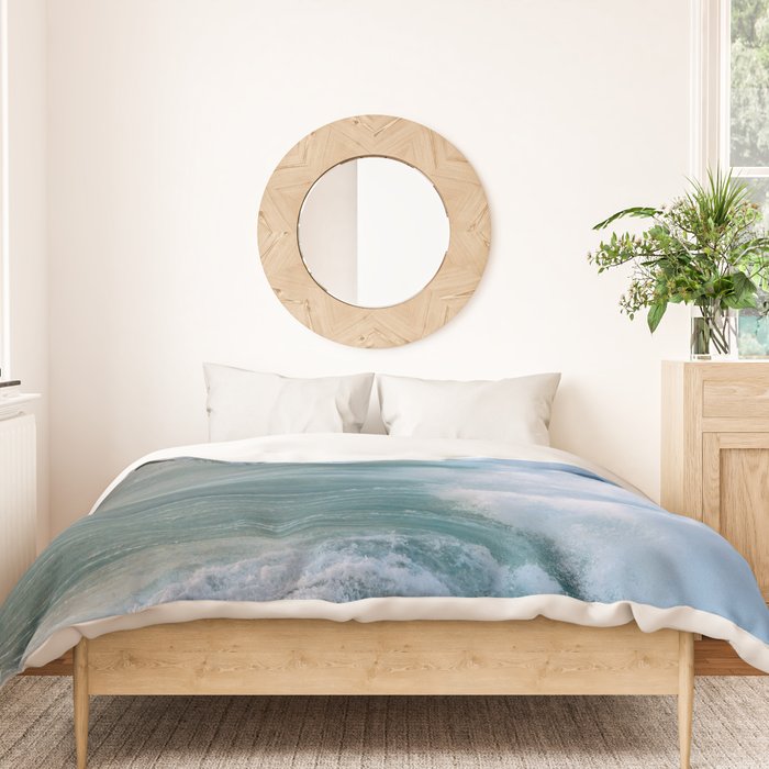 Waves in the Sunset Light Duvet Cover Gallery Image 3