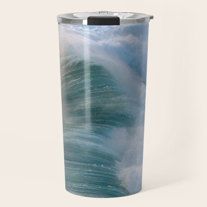 Waves in the Sunset Light Travel Mug Gallery Image 1
