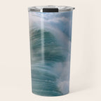 Waves in the Sunset Light Travel Mug Gallery Image 1