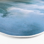 Waves in the Sunset Light Bath Mat Gallery Image 3