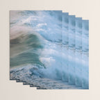 Waves in the Sunset Light Wrapping Paper Gallery Image 3