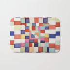 Korean 19th Century Geometric Textile Print Bath Mat Gallery Image 1
