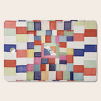 Korean 19th Century Geometric Textile Print Cutting Board Gallery Image 1