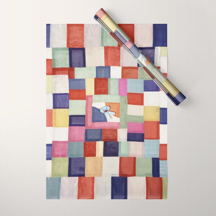 Korean 19th Century Geometric Textile Print Wrapping Paper Gallery Image 1