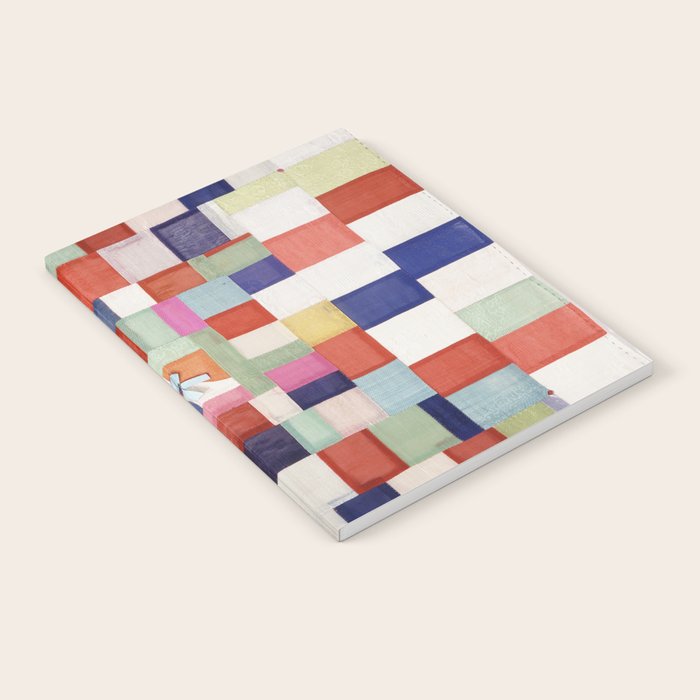 Korean 19th Century Geometric Textile Print Notebook Gallery Image 2