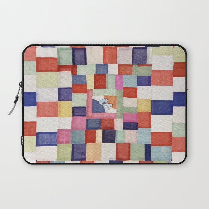 Korean 19th Century Geometric Textile Print Laptop Sleeve Gallery Image 1