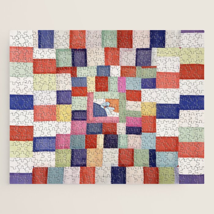 Korean 19th Century Geometric Textile Print Jigsaw Puzzle Gallery Image 1