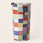 Korean 19th Century Geometric Textile Print Travel Mug Gallery Image 3
