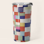 Korean 19th Century Geometric Textile Print Travel Mug Gallery Image 2