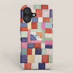 Korean 19th Century Geometric Textile Print iPhone Case Gallery Image 1