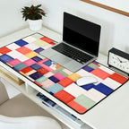 Korean 19th Century Geometric Textile Print Desk Mat Gallery Image 2