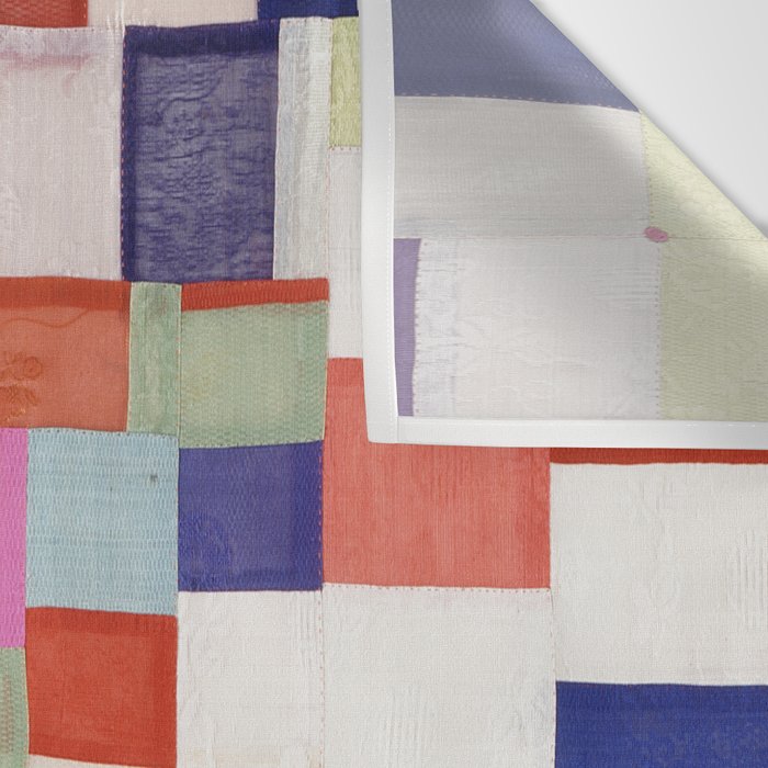 Korean 19th Century Geometric Textile Print Wall Tapestry Gallery Image 3