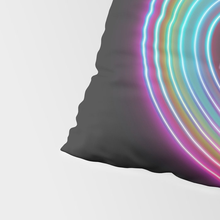Neon Pride Heart Pillow Sham Gallery Image 4