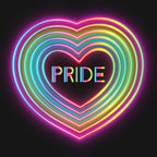 Neon Pride Heart Coffee Mug Gallery Image 2