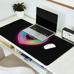 Neon Pride Heart Desk Mat Gallery Image 2