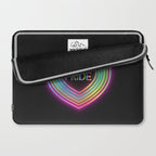 Neon Pride Heart Laptop Sleeve Gallery Image 2