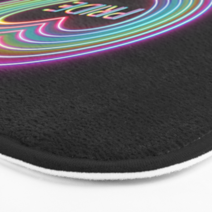 Neon Pride Heart Bath Mat Gallery Image 3