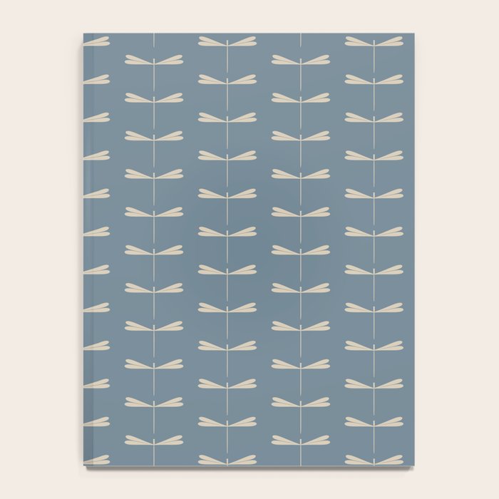 Dragonfly Pattern I Blue Notebook Gallery Image 4