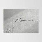 Je t'aime - Love Graffiti Art Print in France - Romantic Bedroom Decor Rug Gallery Image 2