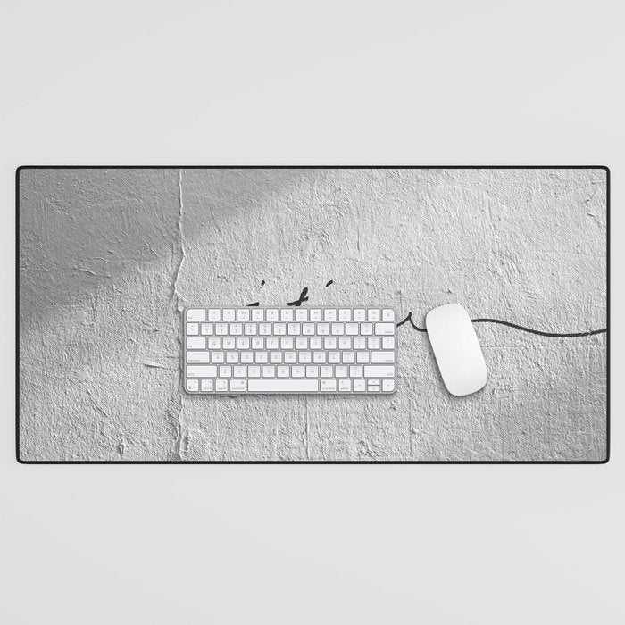 Je t'aime - Love Graffiti Art Print in France - Romantic Bedroom Decor Desk Mat Gallery Image 1