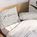 Je t'aime - Love Graffiti Art Print in France - Romantic Bedroom Decor Pillow Sham Gallery Image 2