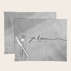 Je t'aime - Love Graffiti Art Print in France - Romantic Bedroom Decor Placemat Gallery Image 1