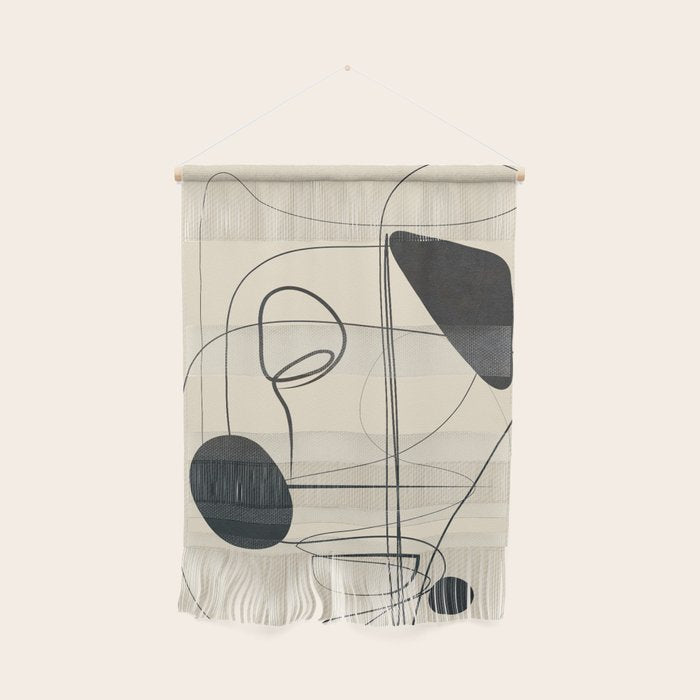 Abstract Line Art VIII Wall Hanging Gallery Image 1